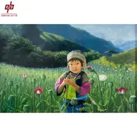 "lot5604 李 小女孩 框 50cm*59cm约2.7平尺"