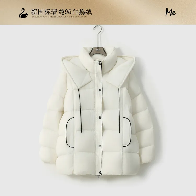 ME【泡沫鹅绒服】匈牙利进口95白鹅绒无胆防绒保暖羽绒服MEQA2895