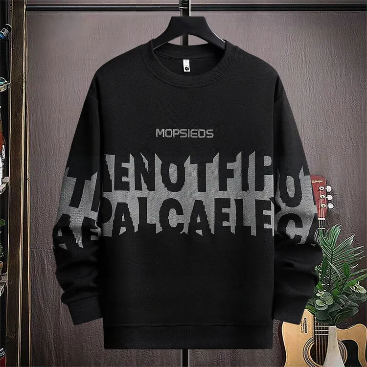 【轻奢品质】2025年长袖上衣秋冬时尚休闲修身新款圆领百搭卫衣保暖