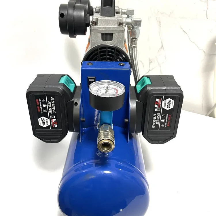 吉达亿21V锂电池空压机小型迷你便携式户外空气压缩机大功率气泵