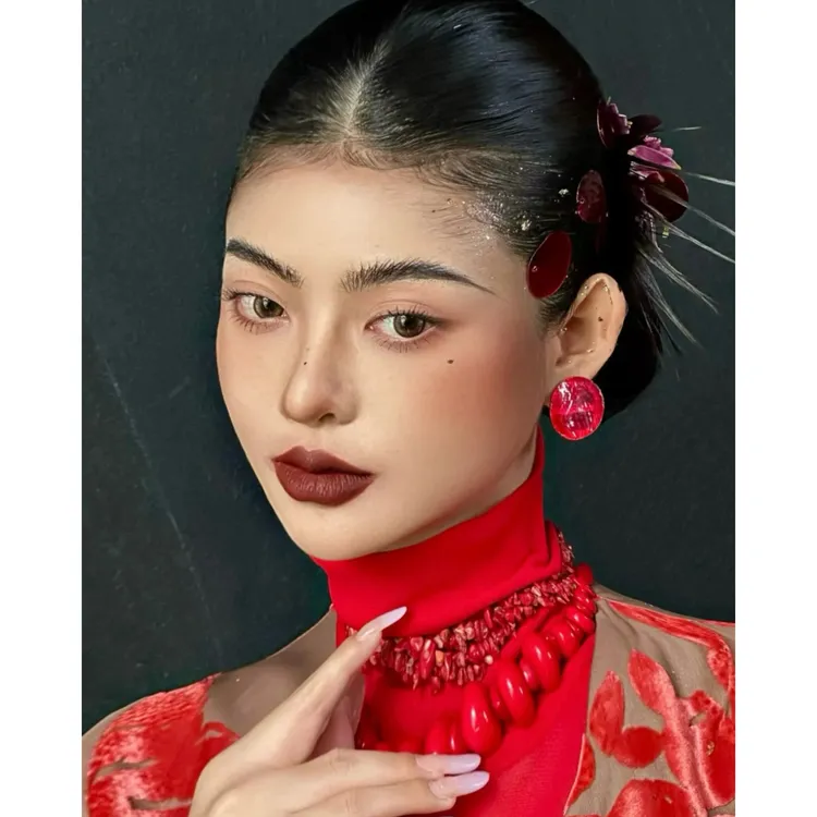 南一｜杰子老师同款 红色小众中式美学配饰