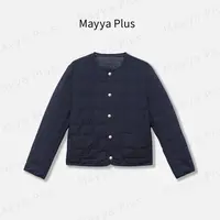 【巴曼棉服】Mayya Plus麦芽定制流光风百搭显瘦女士外套32537199