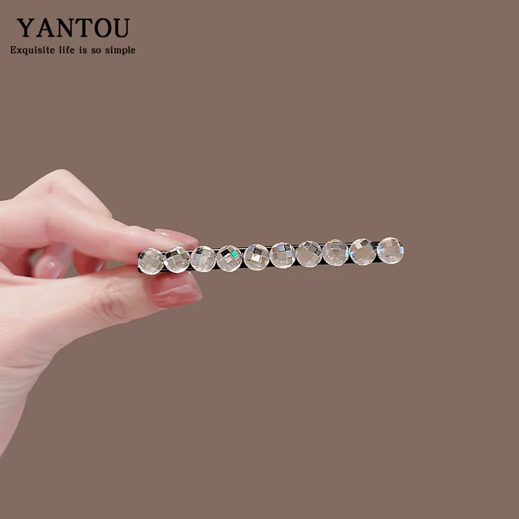 发夹边夹侧边一字夹发饰2025新款发卡精致前额刘海夹短发头饰