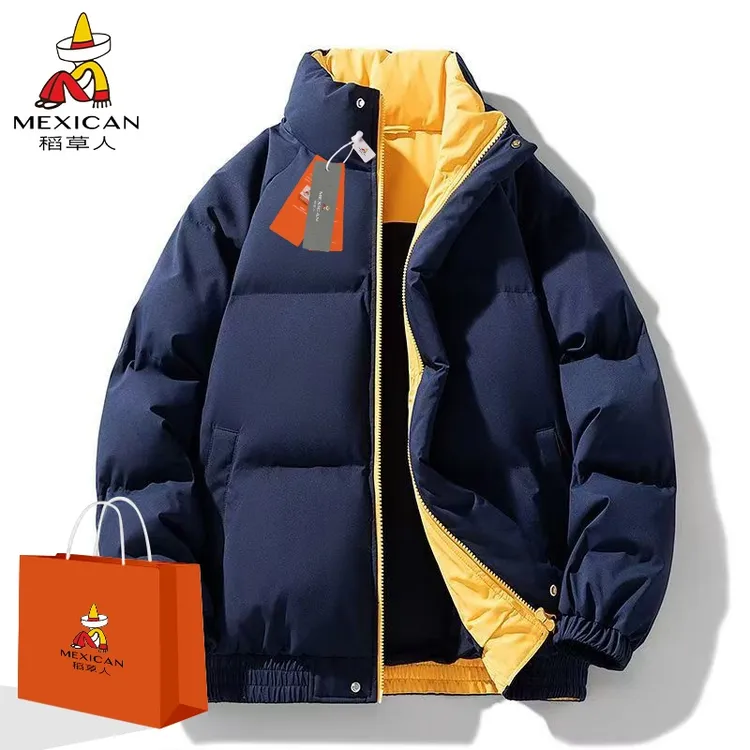 Mexican/稻草人2025冬季面包服加厚棉衣巨好看棉袄子情侣外套保暖