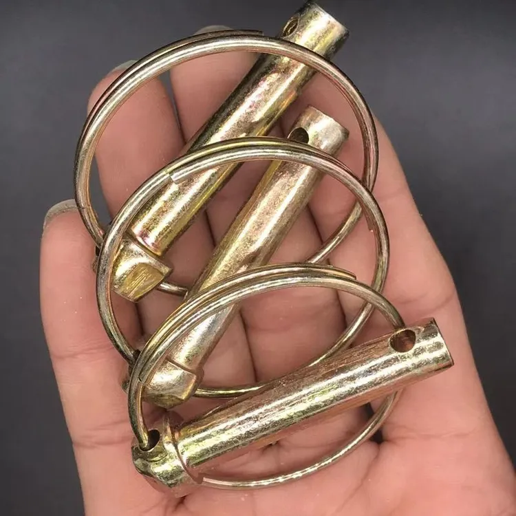 【升级加硬】防丢失锁销拖拉机悬挂锁销保险安全销防脱插销圆形