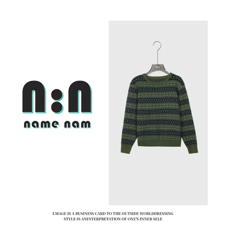 雪落青林丨秋冬设计师款加厚澳毛针织衫上衣女9496