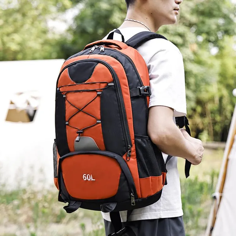 双肩背包男大容量旅行包打工行李包运动旅游徒步露营户外登山包女