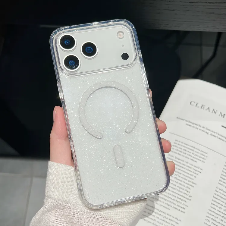 适用苹果17手机壳iPhone17promax小红书爆款pro保护套透明磁吸潮