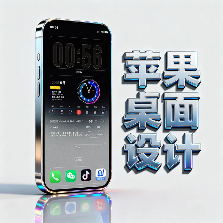 苹果17 Pro全店组件桌面屏幕组件课程壁纸桌面主题布置专用iOS26