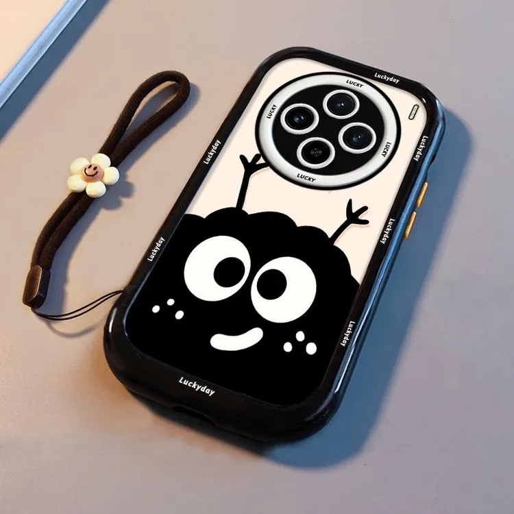 惊讶小煤球适用vivox200手机壳高级感苹果16新款oppofindx8高端