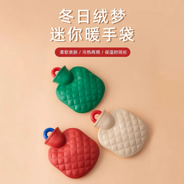 注水热水袋冬天女生用敷肚子毛绒防爆暖水袋暖被窝大号小号暖手宝