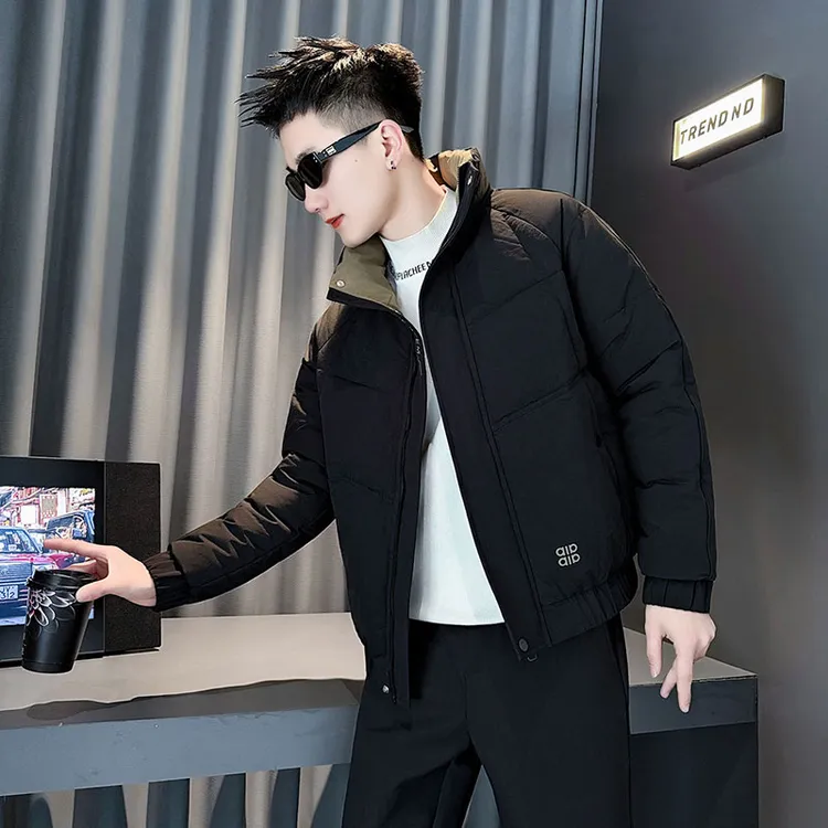 棉服男款冬季外套男生衣服高级感男装立领棉衣冬天新款保暖棉袄子