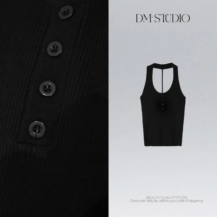 DEDM•STUDIO/极简风气质贴肤修身显瘦背心内搭打底2509BX/2796