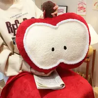 苹果抱枕毯子二合一午睡毛毯午休枕头午休空调被子两用M7180 MXJ