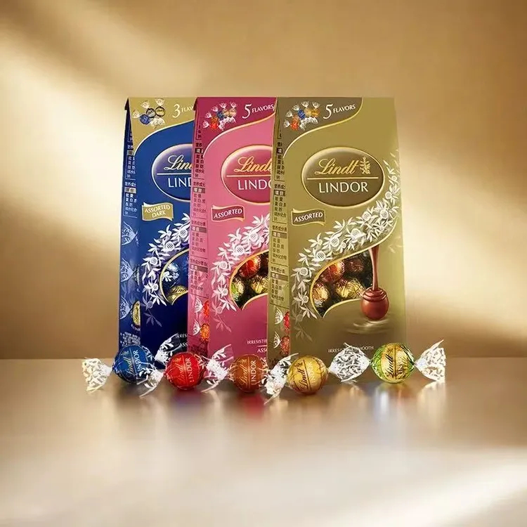瑞士进口lindt/lindor瑞士莲软心夹心牛奶抹茶巧克力喜糖节日礼盒