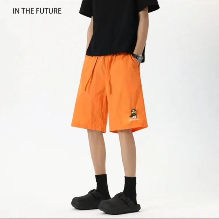 防水速干可爱夏季户外运动潮牌休闲五分裤男生青少年短裤男款夏季