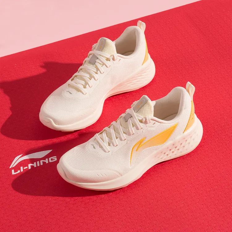 李宁轻云跑步鞋2025秋季女士时尚运动鞋休闲轻便减震网面女鞋F