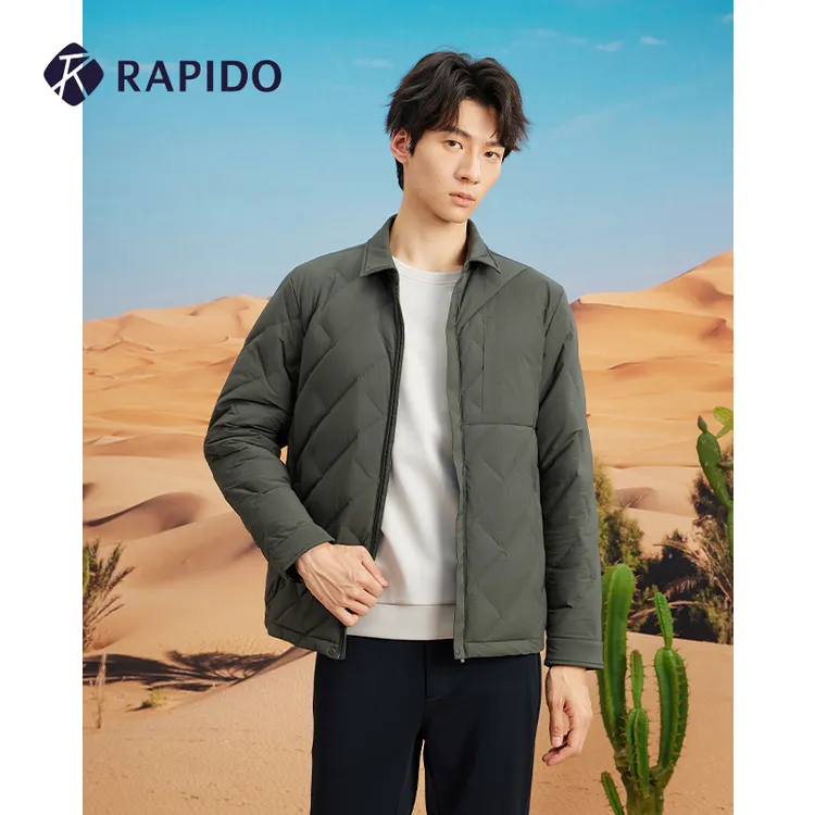 【新品】RAPIDO雳霹道2025年秋冬男士O系列翻领羽绒服CN5938O56