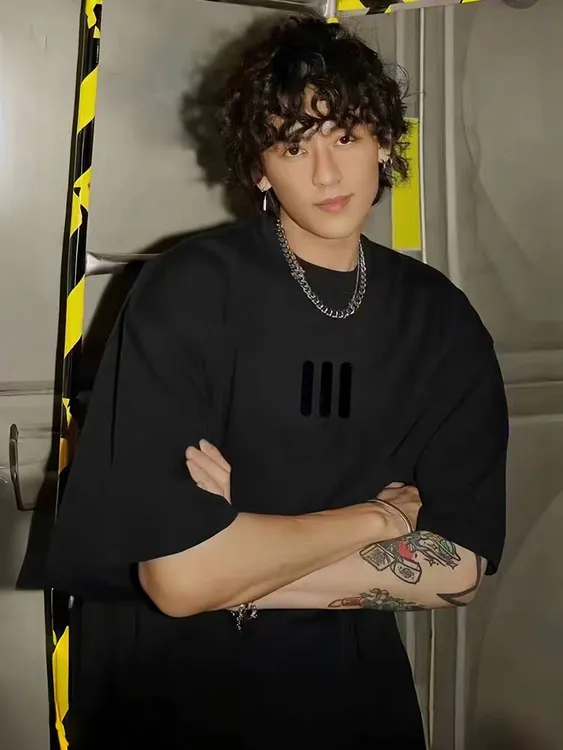  FOG ESSENTIALS联名美式三条杠短袖夏季宽松休闲t恤初高中