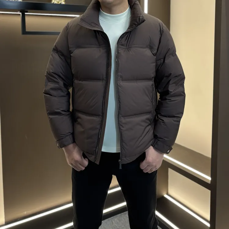 【甄选羽绒服】男士冬季高克重简欧羽绒服立领百搭轻便保暖商务休闲