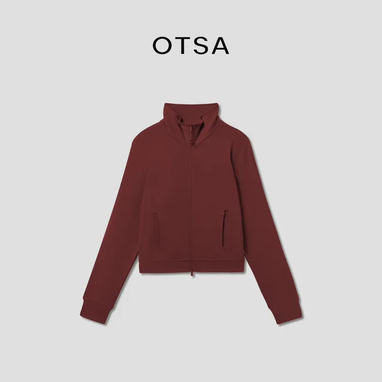 OTSA【36°C冬日暖阳】双面德绒 双拉链+4口袋 立领加厚运动外套