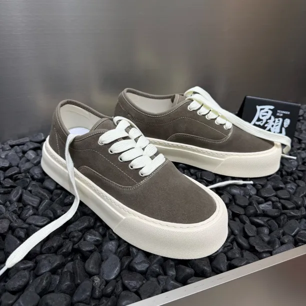 2026春季新款男士透气厚底增高百搭休闲日系小众板鞋鞋子男款