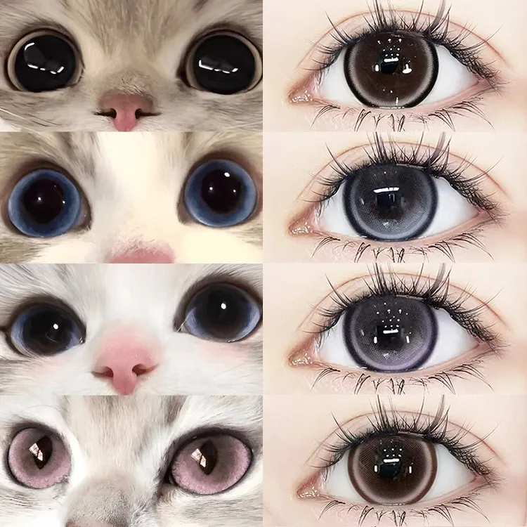 眸可【跨年新款日抛40片组合】混血款美瞳大直径牛奶珍宝珠隐形眼镜