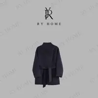 【容雨RYHOME】骆驼绒＋桑蚕丝新款时尚高级感羊毛外套253W2388