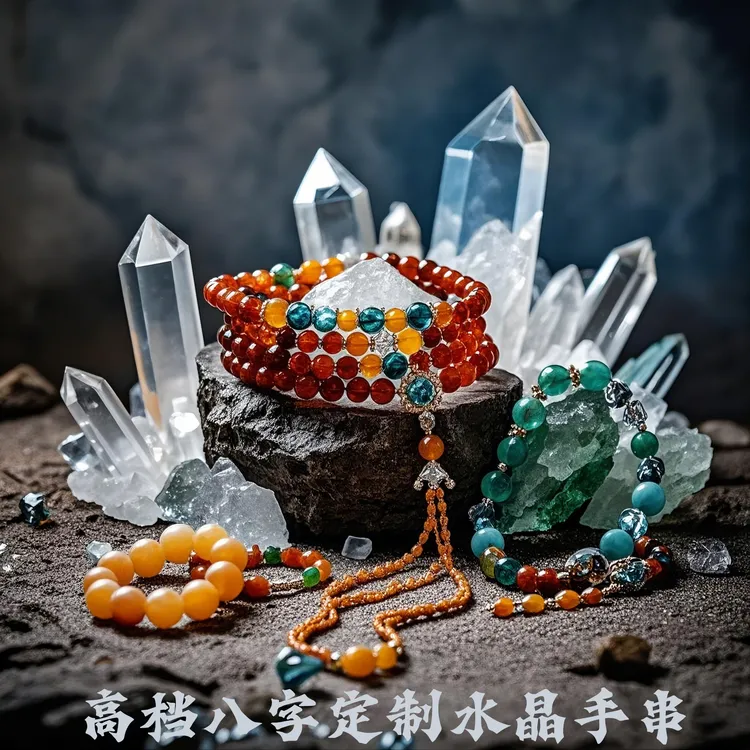 串珠复古设计师高档原创设计民族风复古/宫廷单圈轻奢手工时尚