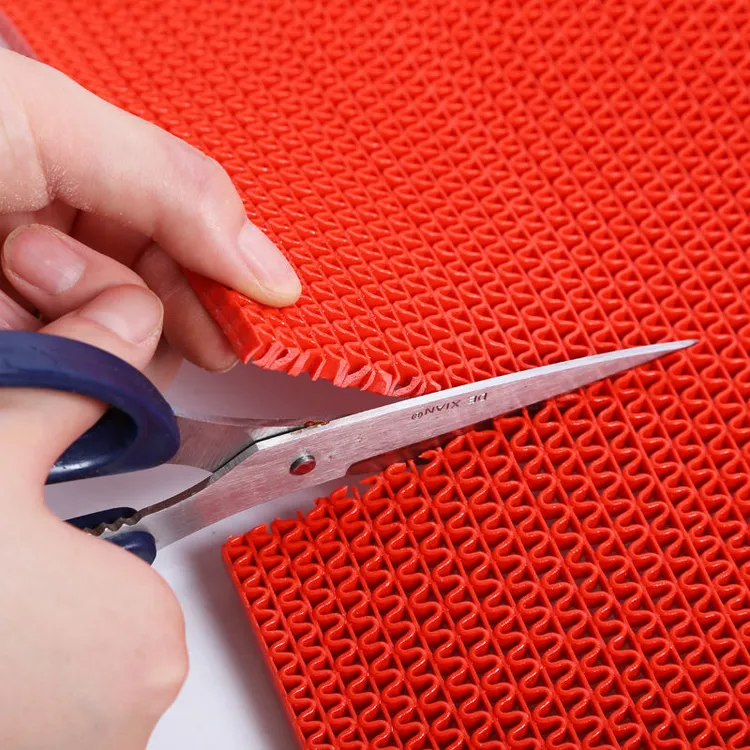 塑料防滑垫PVC地毯大面积地垫防水泳池脚垫浴室厨房镂空防滑地垫