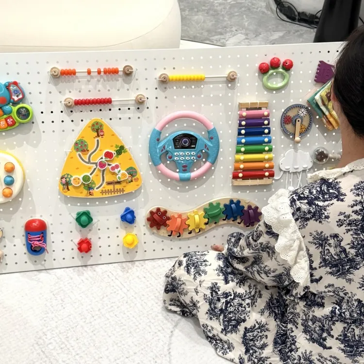 洞洞忙碌板屋DIY配件蒙特梭利早教益智自制玩具宝宝幼儿园安静角