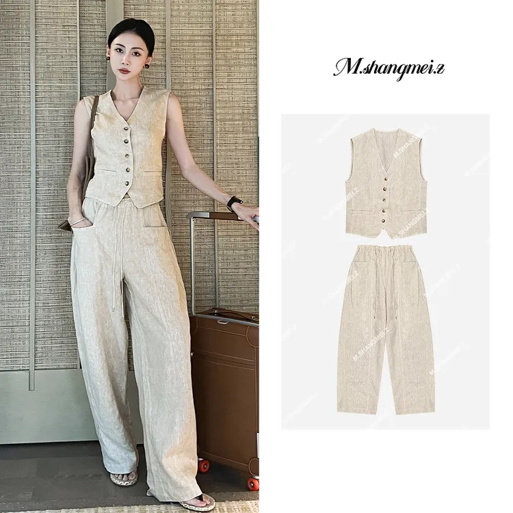 【都市轻风】美大哥洋气两件套网红休闲装时尚套装X062608