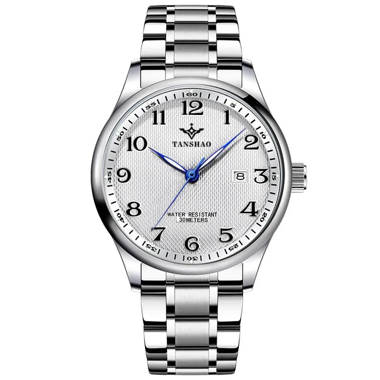 G【现货正品】名匠系列-镂空全自动日历防水夜光时尚经典男腕表