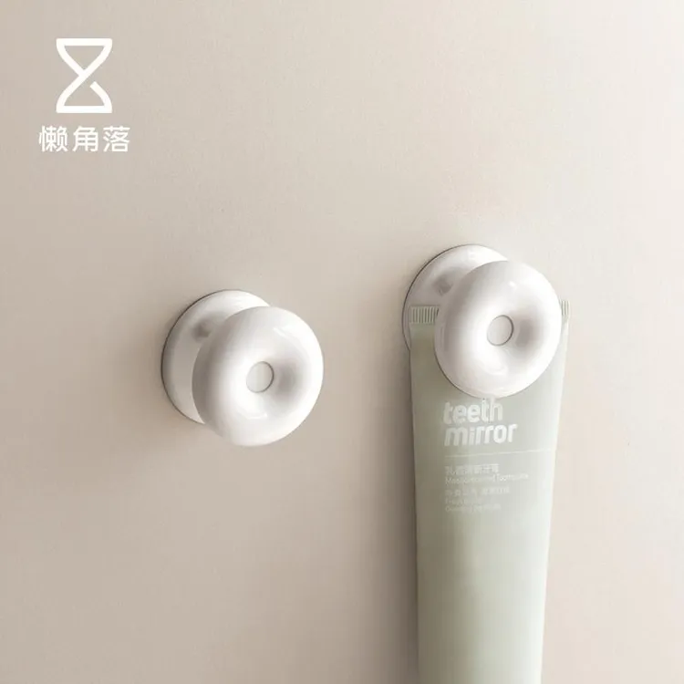 牙膏置物架免打孔壁挂式洗面奶挤压器浴室卫生间墙上收纳夹