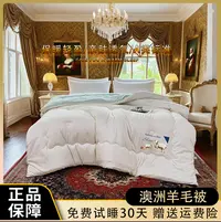 新款澳洲羊毛被简约风冬季加厚羊绒被芯