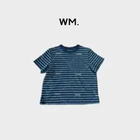 CMZW*灰蓝条*小众款极简明线A版正肩灰调TJS-U-25092702