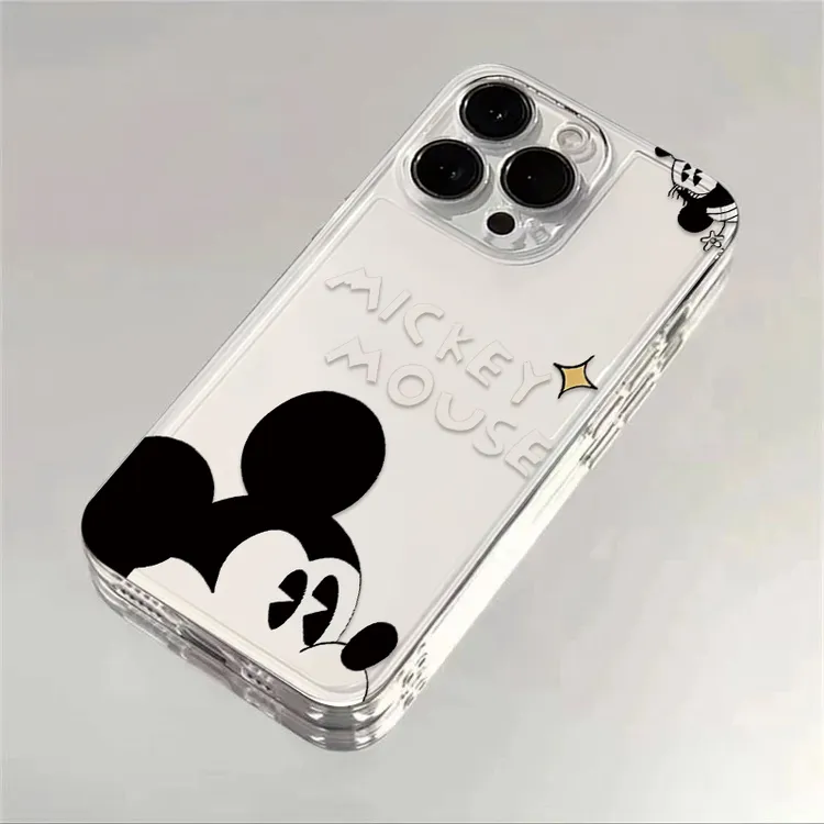 米老鼠适用苹果16手机壳15promax软壳14pro透明13pro12防摔7/8