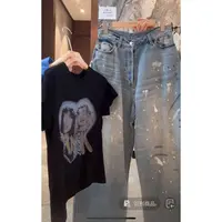徐秋阳  泼墨出圈  春季新款百搭时尚休闲显瘦牛仔裤MC0053