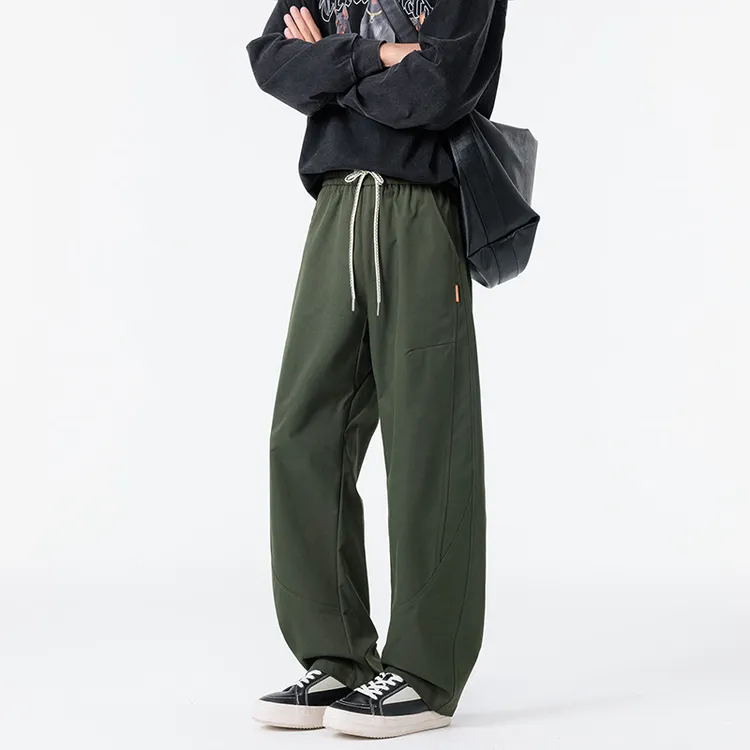 GOONJDKE加大加肥男士直筒休闲裤胖男生大码春秋裤子美式百搭长裤