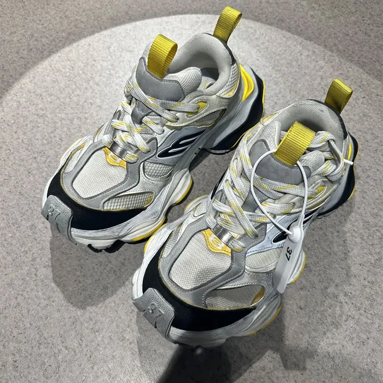 官方正品巴黎5xl新款老爹鞋厚底增高做旧款2025休闲男鞋女炸街潮