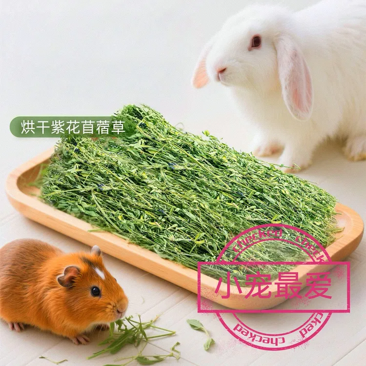 苜蓿草兔粮干草兔子龙猫猪牧草幼兔粮用品饲料粗纤维