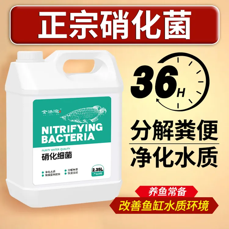 硝化菌水质稳定剂鱼缸专用净水剂降解氨氮观赏鱼养鱼养水净化水质