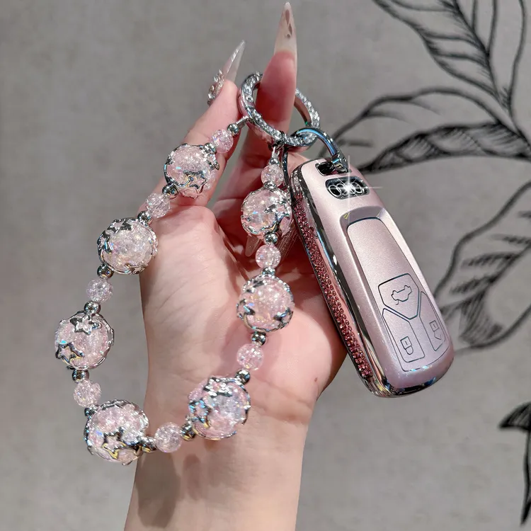 适用于奥迪a4l车钥匙套a6l壳q5l/q6/q7/q2l/a5/a4/a3/高端女款扣