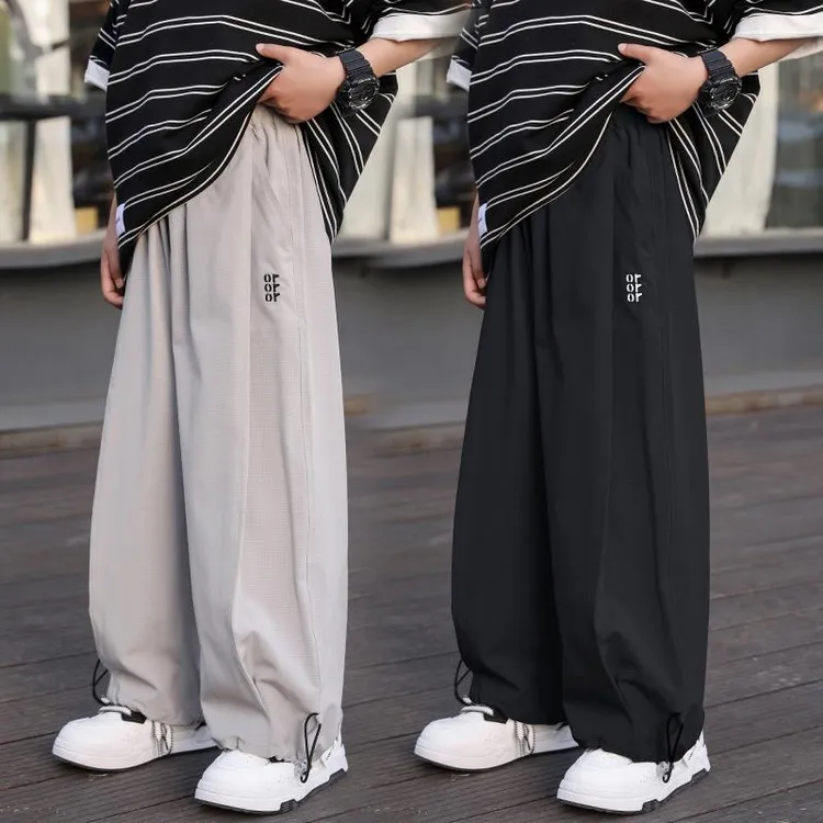 FAVMARTHA-男童裤子2025秋季新款中大童长裤儿童运动裤宽松青少年