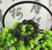 高端越南芽庄雕刻貔貅阴沉木手串  4015