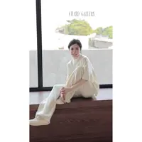 2508072【壁虎姐】GECKO秋冬新款 乳白色半高领中袖针织T恤