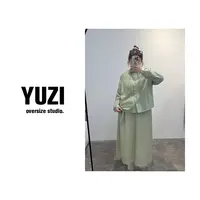 新中式立领衬衫套装LQ00005