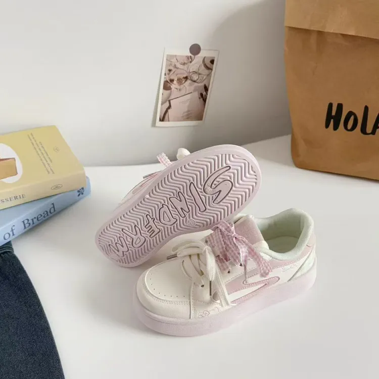 秋季网红平底低帮ins女鞋休闲板鞋板鞋ol学生鞋