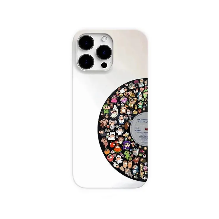 小新唱片适用iphone16手机壳苹果15PRO/14支架13/12/11菲林硬壳