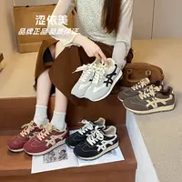 【复古真皮德训鞋】2025秋季新款爆款阿甘鞋休闲运动鞋美拉德女鞋